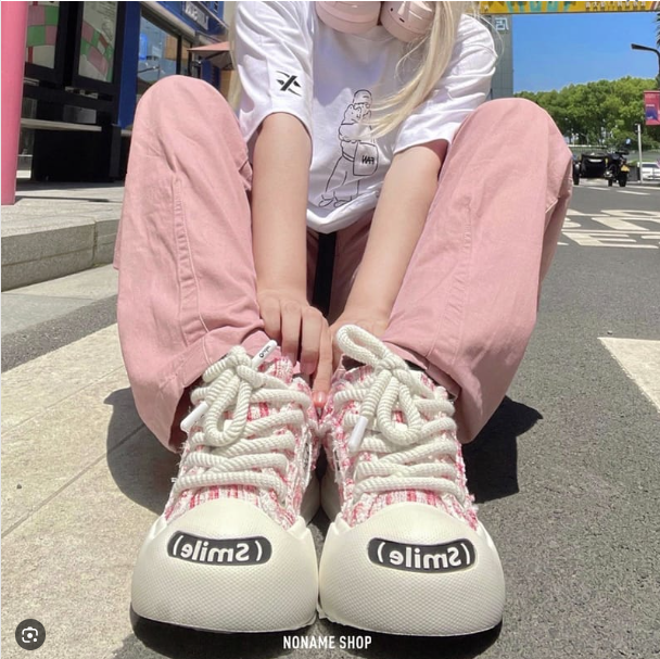 pink sneaker